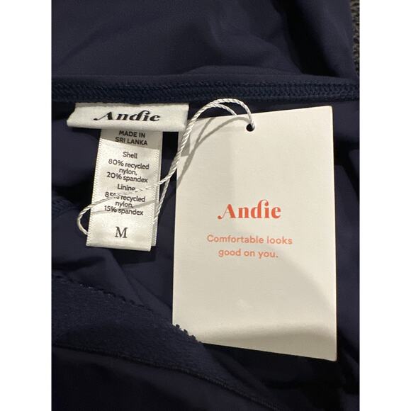 Andie The Amalfi One-Piece Swimsuit Size Medium Navy - Picture 3 of 9